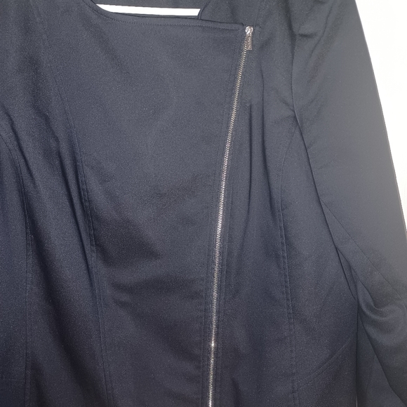 Women Calvin Klein Double Zipper Jacket Size 18 W - Picture 4 of 6